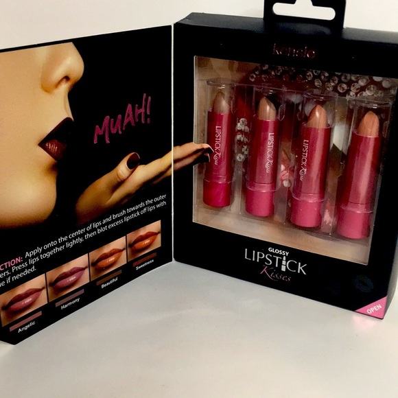 3 for $35 Kensie 💎 GLOSSY Lipstick KISSES 💎 X4 - Picture 3 of 6